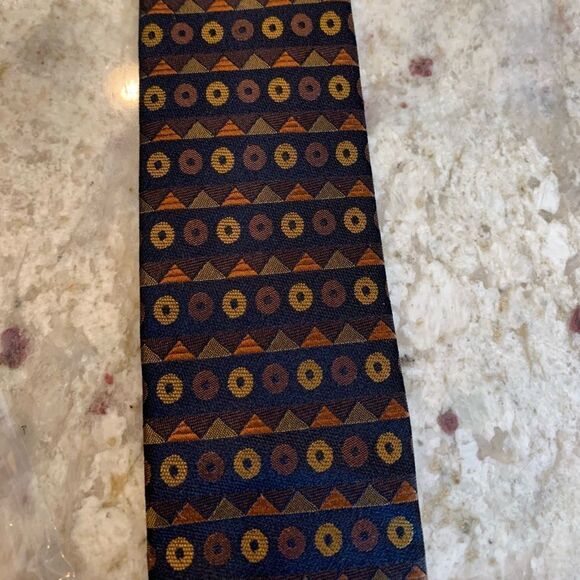 Emilio Pucci Vintages Blunt Cut Silk Neck Tie NWT - Picture 1 of 5